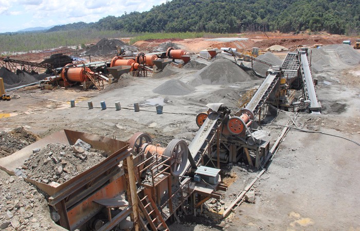 陜西花崗石選礦生產(chǎn)線