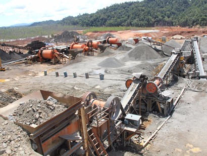 陜西花崗石選礦生產(chǎn)線