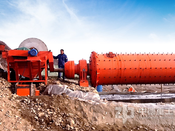 選礦生產線近景