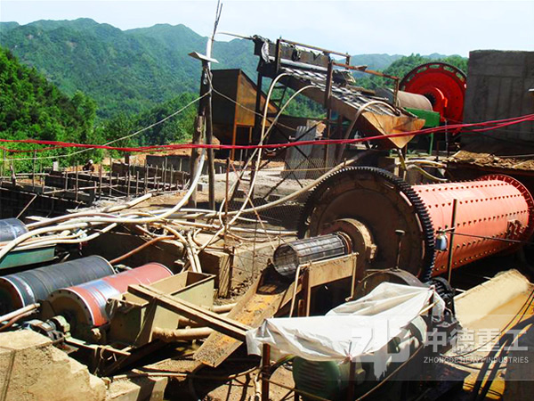 濕式球磨機加工生產(chǎn)線