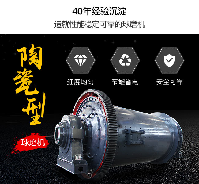 陶瓷球磨機(jī)40年制造經(jīng)驗(yàn)，鑄就穩(wěn)定性能