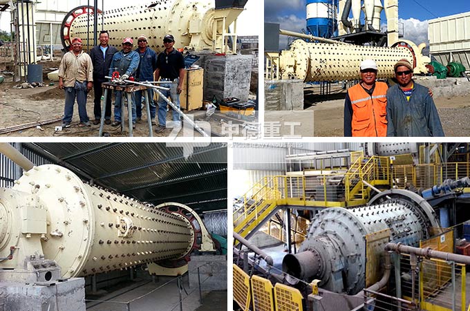 化鋁廠鋁錠球磨機(jī)研磨現(xiàn)場(chǎng)