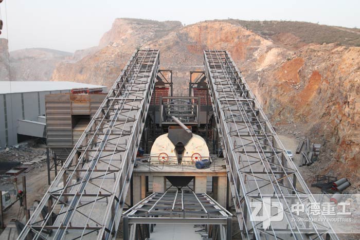 采用方案C設(shè)計投建的制砂生產(chǎn)線——錘破一個頂倆