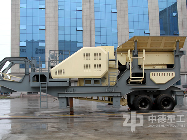 HX938F1214輪胎反擊破移動破碎站每小時產(chǎn)能100-180噸左右